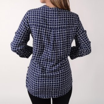 No Apologies Quarter Sleeves Blouse NLT04-1651 (Navy Blue) May 2018 - 3 No Apologies Quarter Sleeves Blouse NLT04-1651 (Navy Blue) - 3
