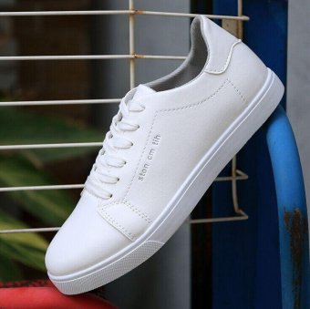 Ocean Ocean Leather Shoes Men's Fashion Sneakers TrendBreathable(White) - Intl June 2018 - 3 Ocean Ocean leather shoes Men's Fashion Sneakers TrendBreathable(White) - intl - 3