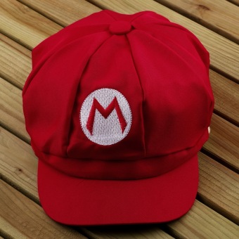 OH Chic Luigi Super Mario Bros Cosplay Adult Size Hat Cap Baseball Costume New Red M July 2018 - 3 OH Chic Luigi Super Mario Bros Cosplay Adult Size Hat Cap Baseball Costume New Red M - 3
