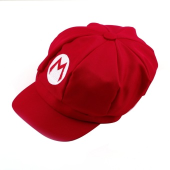 OH Chic Luigi Super Mario Bros Cosplay Adult Size Hat Cap Baseball Costume New Red M July 2018 - 4 OH Chic Luigi Super Mario Bros Cosplay Adult Size Hat Cap Baseball Costume New Red M - 4