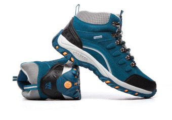 Outdoor Men Shoes Leather Mesh Breathable Anti-Skid Warm Waterproof Hiking Shoes June 2018 - 3 Outdoor Men Shoes Leather Mesh Breathable Anti-Skid Warm Waterproof Hiking Shoes - 3