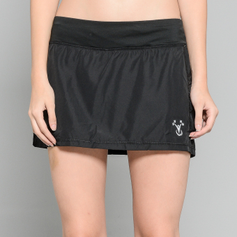 Outperformer Ebony Tennis Skirt With Inner Skort Shorts (Black) April 2018 - 2 Outperformer Ebony Tennis Skirt with inner Skort Shorts (Black) - 2