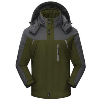 Outwear Waterproof Coats Men Jacket Windproof Thermal Hooded CoatWinter Jacket Men Wind Parka - Intl July 2018 - 3 Outwear Waterproof Coats Men Jacket Windproof Thermal Hooded CoatWinter Jacket Men Wind Parka - intl - 3