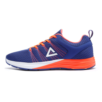 Peak autumn New style breathable and comfortable sports shoes running shoes (Deep in the blue)