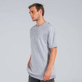 Penshoppe Oversized Tee With Cut & Sew Panel (Gray) June 2018 - 2 Penshoppe Oversized Tee With Cut & Sew Panel (Gray) - 2