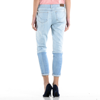 PENSHOPPE Two-toned Cigarette Fit Jeans (Faded Denim) June 2018 - 3 PENSHOPPE Two-toned Cigarette Fit Jeans (Faded Denim) - 3