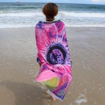 Pilot BT-002 Fun Summer Holidays Thick And Soft 200g MicrofiberReactive Printed Round Beach Towel With Tassel Serviette PrintedYoga Mat Picnic Blanket Beach Swim Towel Shawl 145cm(WonderfulSunflower) June 2018 - 2 Pilot BT-002 Fun Summer Holidays Thick and Soft 200g MicrofiberReactive Printed Round Beach Towel With Tassel Serviette PrintedYoga Mat Picnic Blanket Beach Swim Towel Shawl 145cm(WonderfulSunflower) - 2