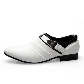 PINSV Men Formal Shoes Casual Loafers(White) June 2018 - 4 PINSV Men Formal Shoes Casual Loafers(White) - 4