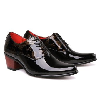 PINSV Patent Leather Men's Formal Shoes Casual Oxford Shoes (Black) June 2018 - 4 PINSV Patent Leather Men's Formal Shoes Casual Oxford Shoes (Black) - 4