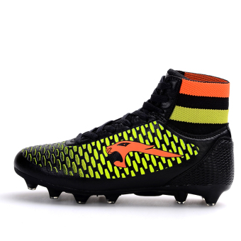 Professional Soccer Shoes High Spike Football Shoes Athletic Training Shoes Black June 2018 - 4 Professional Soccer Shoes High Spike Football Shoes Athletic Training Shoes Black - 4