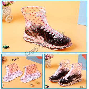 Rising Star Waterproof Non-slip Rain Shoe Covers (Pink) June 2018 - 2 Rising Star Waterproof Non-slip rain shoe covers (Pink) - 2