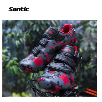 Santic Road Cycling Bicycle Shoes Bike Self-locking Look,SPD-SL,Speedplay System Men And Women Shoese Euipment Camouflage Series 3Colors Bicycle Shoes, Black-Red - Intl June 2018 - 3 Santic Road Cycling Bicycle Shoes Bike Self-locking Look,SPD-SL,Speedplay System Men and Women Shoese Euipment Camouflage Series 3Colors Bicycle Shoes, Black-Red - intl - 3