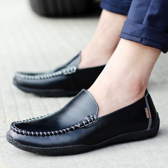 Seanut Fashion Genuine Leather Casual Loafers Men Driving Shoes (Black) - Intl June 2018 - 4 Seanut Fashion Genuine Leather Casual Loafers Men Driving Shoes (Black) - intl - 4