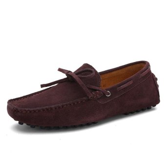 Seanut Fashion Leather Slip On Men Loafers Casual Shoes (Coffee) -intl April 2018 - 4 Seanut Fashion Leather Slip On Men Loafers Casual Shoes (Coffee) -intl - 4