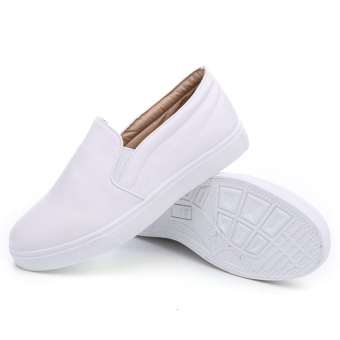 Seanut Men's Casual Slip-On Loafers PU Upper Casual Shoes (White) May 2018 - 4 Seanut Men's Casual Slip-On Loafers PU Upper Casual Shoes (White) - 4