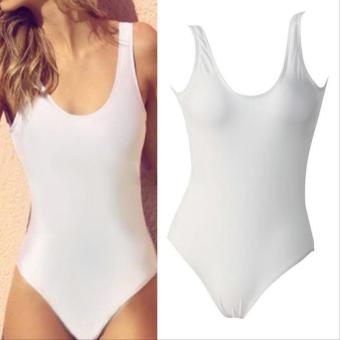 Sexy Women Backless Bikini Padded Monokini Swimwear Bikini (White) - Intl April 2018 - 2 Sexy Women Backless Bikini Padded Monokini Swimwear Bikini (White) - intl - 2