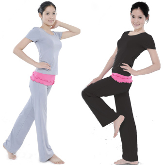 Price Short sleeved exercise clothing yoga clothes Dance aerobics ...
