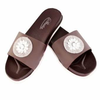 Shuta HLJ-326 Women's Slides Slipper (Brown) May 2018 - 2 Shuta HLJ-326 Women's Slides Slipper (Brown) - 2