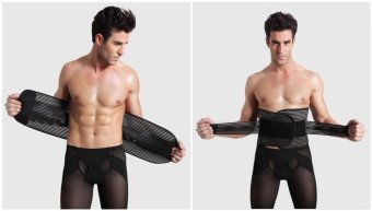 Slimming Thin Waist Abdomen Trimmer Tummy Cincher Girdle Belt Flat Belly Waist Belt To Reduce Belly Plate Lumbar Disc Herniation Waist Tight Shapers Fat Burner Control Shapwear For Man - Intl June 2018 - 2 Slimming Thin Waist Abdomen Trimmer Tummy Cincher Girdle Belt Flat Belly Waist Belt To Reduce Belly Plate Lumbar Disc Herniation Waist Tight Shapers Fat Burner Control Shapwear for Man - intl - 2