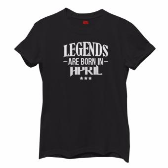 Smartieshirt Legends Are Born In April For Men (Black) June 2018 - 2 Smartieshirt Legends Are Born in April for Men (Black) - 2