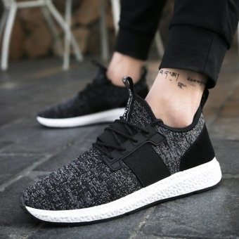 Spring Autumn Men's Sneakers 2017 Men Running Shoes Trending Style Sports Shoes Breathable Trainers Sneakers (Black) - Intl June 2018 - 4 Spring Autumn Men's Sneakers 2017 Men Running Shoes Trending Style Sports Shoes Breathable Trainers Sneakers (Black) - intl - 4