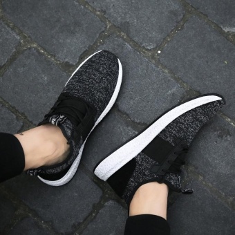 Spring Autumn Men's Sneakers 2017 Men Running Shoes Trending Style Sports Shoes Breathable Trainers Sneakers (Black) - Intl June 2018 - 3 Spring Autumn Men's Sneakers 2017 Men Running Shoes Trending Style Sports Shoes Breathable Trainers Sneakers (Black) - intl - 3