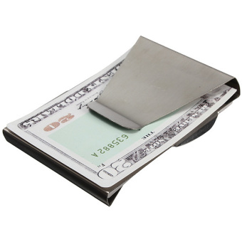 Stainless Steel Money Clip Double Sided Cash Note Credit Card Holder Thin Gift June 2018 - 3 Stainless Steel Money Clip Double Sided Cash Note Credit Card Holder Thin Gift - 3