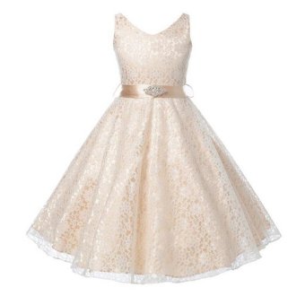 Summer Flower Girl Dress Top Baby Princess Dresses For Girls Wedding Party Vestidos Infantis Kid Girls Clothes - Intl June 2018 - 5 Summer Flower Girl Dress Top Baby Princess Dresses for Girls Wedding Party Vestidos Infantis Kid Girls Clothes - intl - 5