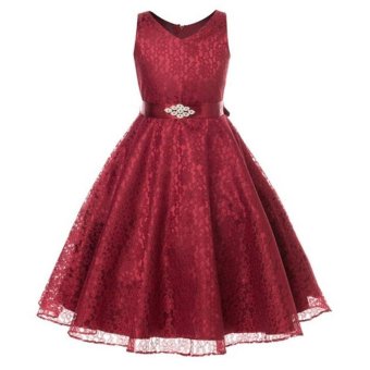 Summer Flower Girl Dress Top Baby Princess Dresses For Girls Wedding Party Vestidos Infantis Kid Girls Clothes - Intl June 2018 - 4 Summer Flower Girl Dress Top Baby Princess Dresses for Girls Wedding Party Vestidos Infantis Kid Girls Clothes - intl - 4