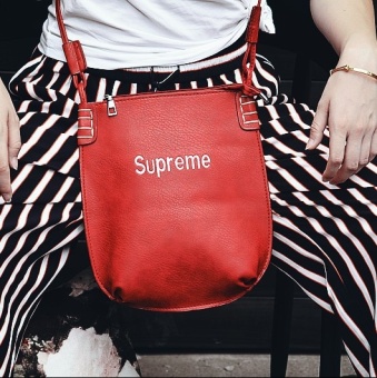Supreme Single Shoulder Shoulder Bag Embroidered Classic File Bag Cosmetic Bag Handbag Tide Card Bag June 2018 - 2 Supreme Single shoulder shoulder bag embroidered classic file bag cosmetic bag handbag tide card bag - 2