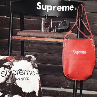 Supreme Single Shoulder Shoulder Bag Embroidered Classic File Bag Cosmetic Bag Handbag Tide Card Bag June 2018 - 5 Supreme Single shoulder shoulder bag embroidered classic file bag cosmetic bag handbag tide card bag - 5