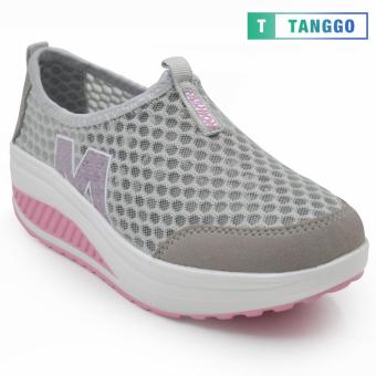 Tanggo Fashion Mesh Sneakers Shoes For Women 3308 (Light Grey) June 2018 - 5 Tanggo Fashion Mesh Sneakers Shoes for Women 3308 (Light Grey) - 5