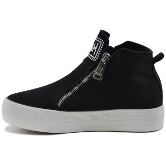 Tanggo Push Fashion Sneakers Women's High Cut Rubber Shoes (black) July 2018 - 2 Tanggo Push Fashion Sneakers Women's High Cut Rubber Shoes (black) - 2