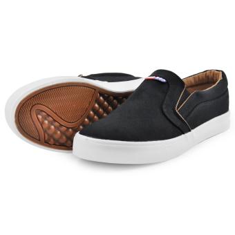 Tanggo Xin Fashion Sneakers Men's Flat Shoes Slip-On (black) June 2018 - 3 Tanggo Xin Fashion Sneakers Men's Flat Shoes Slip-On (black) - 3