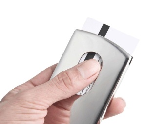 Tapp Collection Stainless Steel Wallet Business Name Credit CardHolder Case - Intl July 2018 - 3 Tapp Collection Stainless Steel Wallet Business Name Credit CardHolder Case - intl - 3