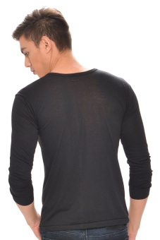 Tex-Cock Long Sleeves Camisa De Chino (Black) April 2018 - 2 Tex-Cock Long Sleeves Camisa de Chino (Black) - 2