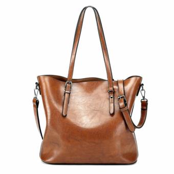 The Large Capacity Shoulder Bag Lady Fashion Canvas Shoulder Bag (Black) - Intl June 2018 - 3 The Large Capacity Shoulder Bag Lady Fashion Canvas Shoulder Bag (Black) - intl - 3