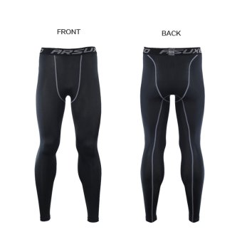 Thermal Warm Up Fleece Compression Cycling Base Layers ShirtsRunning Sets Jersey Sports Suits Clothing Top And Pants (Black) June 2018 - 4 Thermal Warm Up Fleece Compression Cycling Base Layers ShirtsRunning Sets Jersey Sports Suits Clothing Top and Pants (Black) - 4