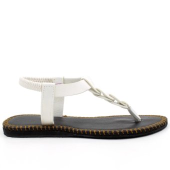 Tokkyo Shoes Women's Ember Flat Sandals (White) June 2018 - 5 Tokkyo Shoes Women's Ember Flat Sandals (White) - 5