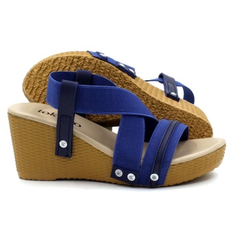 Tokkyo Women's Hyeon Wedge Sandals (Blue) April 2018 - 3 Tokkyo Women's Hyeon Wedge Sandals (Blue) - 3