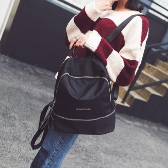 Top Rate Designer Women Backpacks Black Rivet Shoulder School BagsFor Teenagers Girls Ladies Fashion Pack Bags Waterproof - Intl June 2018 - 4 Top rate Designer Women Backpacks Black Rivet Shoulder School BagsFor Teenagers Girls Ladies Fashion Pack Bags Waterproof - intl - 4