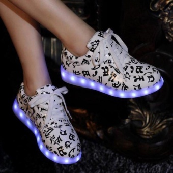 Ubuy LED Light Unisex Shoes Luminous Zapatos Schoenen Couples Casual Colorful Shoes - Intl July 2018 - 4 Ubuy LED Light Unisex Shoes Luminous Zapatos Schoenen Couples Casual colorful shoes - intl - 4