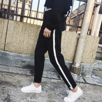 striped athletic pants