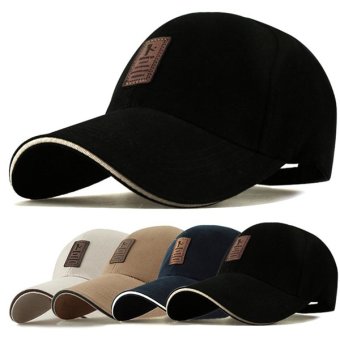 Unisex Fashion Baseball Cap Sports Golf Snapback Solid Hats For Men Bone( Black) June 2018 - 3 Unisex Fashion Baseball Cap Sports Golf Snapback Solid Hats For Men Bone( black) - 3