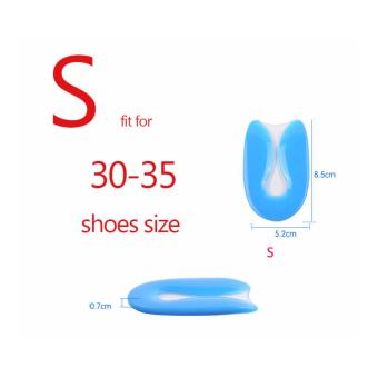Unisex Silicone Shoes Cushion Pad Gel U-Shape Plantar FasciitisFoot Pain Heel - Intl June 2018 - 4 Unisex Silicone Shoes Cushion Pad Gel U-Shape Plantar FasciitisFoot pain Heel - intl - 4