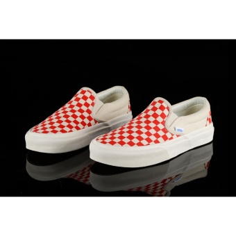 Vans Classic Neutral Slide (spring Amoi Pattern) Red And Whiteshoes - Intl June 2018 - 3 Vans classic neutral slide (spring Amoi pattern) red and whiteshoes - intl - 3