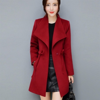 Winter Jacket Women Wadded Jacket Red Female Outerwear