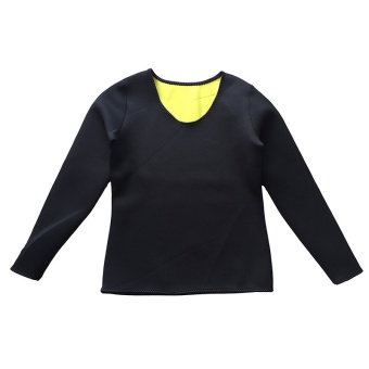 Women & Men Body Shaper Long Sleeve Slimming Neoprene Hot Sweat Shirt For Weight Loss Best Wear In Gym/Fitness/Running/Yoga/Zumba - Intl April 2018 - 4 Women & Men Body Shaper Long Sleeve Slimming Neoprene Hot Sweat Shirt for Weight Loss Best Wear in Gym/Fitness/Running/Yoga/Zumba - intl - 4