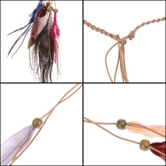 Women Boho Style Feather Headband Headdress Tribal Party Vacation Hair Rope Headpieces Hippie Headwear #1 - Intl June 2018 - 3 Women Boho Style Feather Headband Headdress Tribal Party Vacation Hair Rope Headpieces Hippie Headwear #1 - intl - 3