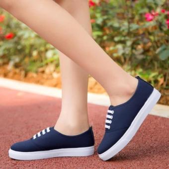 Women Canvas Sneakers Shoes Buy 1 Take 1 - Blue And White June 2018 - 4 Women Canvas Sneakers Shoes Buy 1 Take 1 - Blue and White - 4